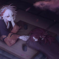 Kaedehara Kazuha and Shikanoin Heizou from Genshin Impact